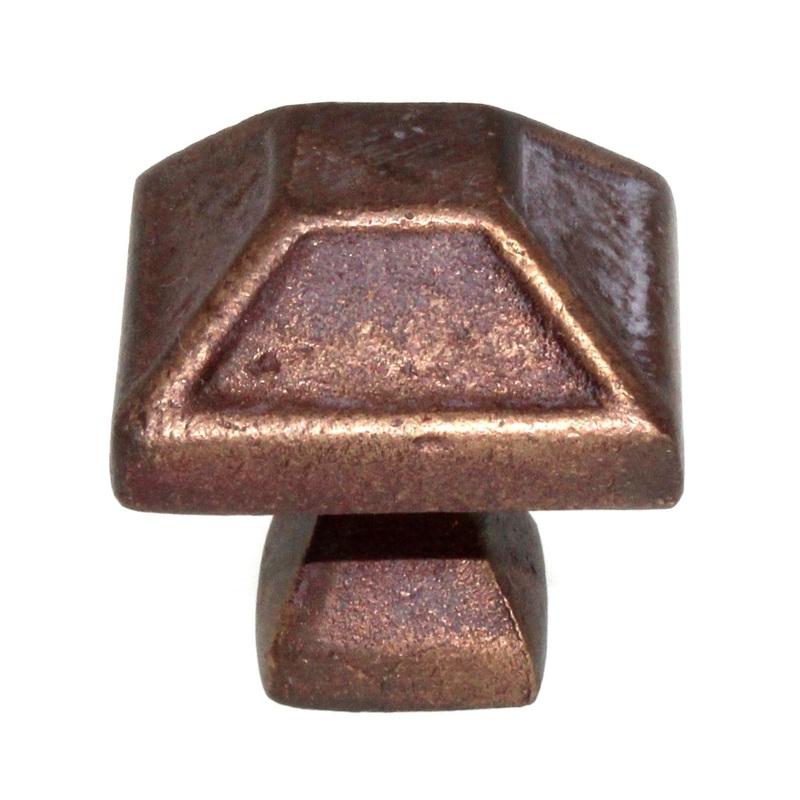 Schaub Kelmscott Manor 1 1/4 Square Cabinet Knob Aurora Bronze 821-AUBZ