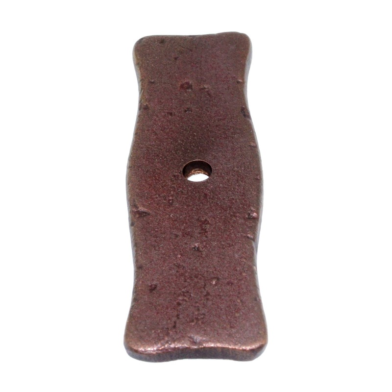 Schaub Kelmscott Manor 3 1/2 Solid Brass Knob Backplate Aurora Bronze 822-AUBZ