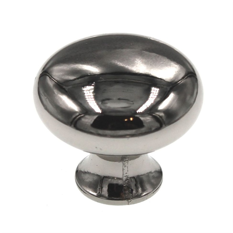 10 Pack Amerock Anniversary Traditional 1 3/16 Polished Chrome Round Smooth Cabinet Solid Brass Knob BP853-26