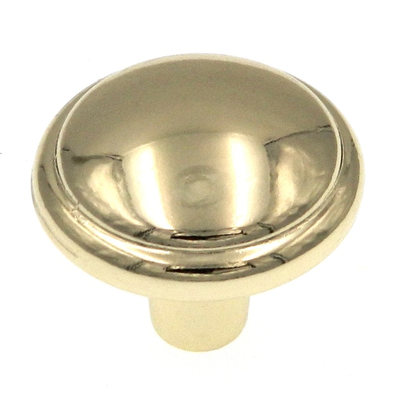 10 Pack Amerock BP76209-3 Polished Brass 1 1/8 Round Cabinet Knob Pull Allison