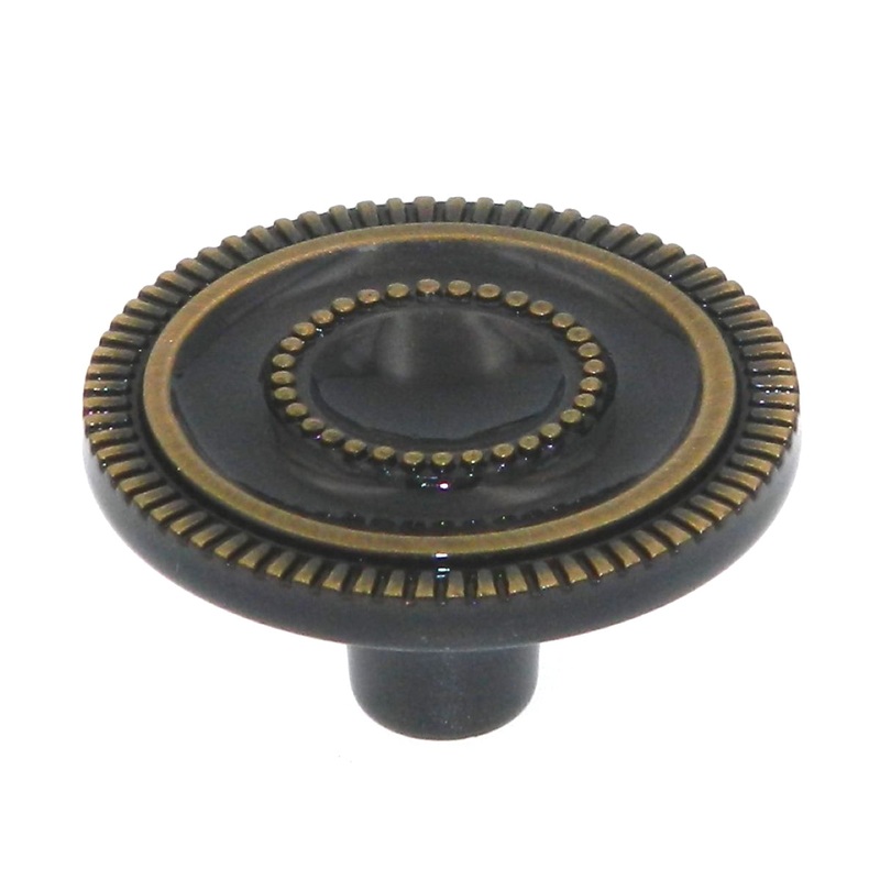 2 Pack Amerock BP3448-AE Allison Value 1 3/8 Cabinet Knob Antique English