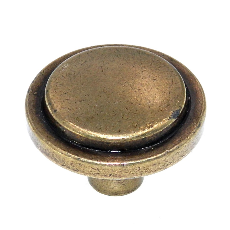 2 Pack Amerock Hardware BP76294-R1 Regency Brass 1 3/16 Cabinet Knob Pull