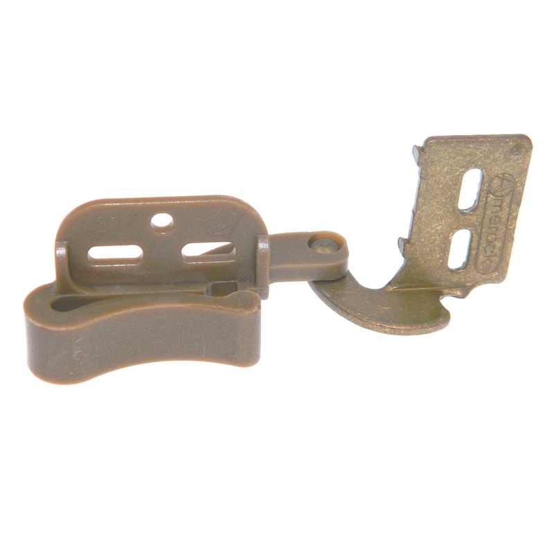 4 Pair of Amerock BP2606-BB Burnished Brass 1/2 Overlay Self-Latch Knife Hinges