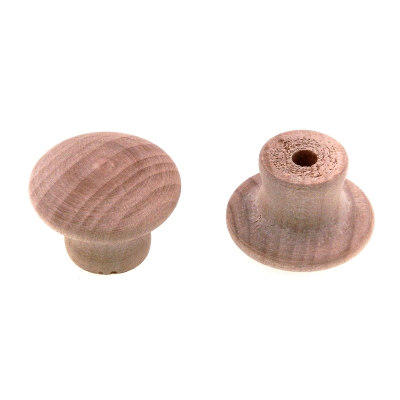 Amerock Allison 5 Pair (Set of 10) 1 1/4 Birch Wood Round Cabinet Knob BP811-WD