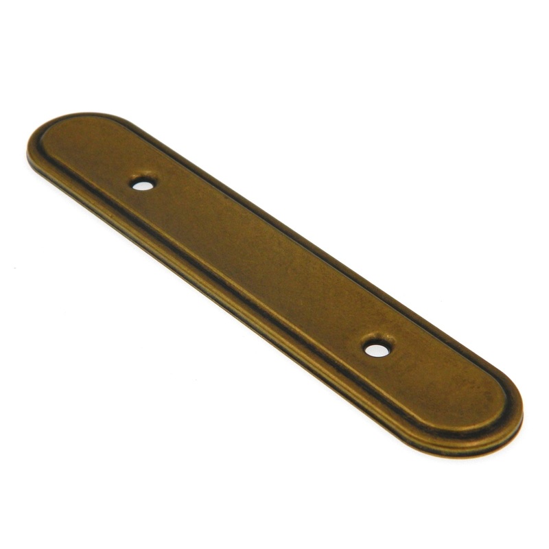 Amerock BP3426-BB Burnished Brass Regency Manor 3cc Cabinet Pull Backplate