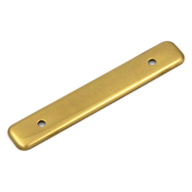 Hickory Hardware P775-UB Ultra Brass 3cc Cabinet Handle Pull Backplate