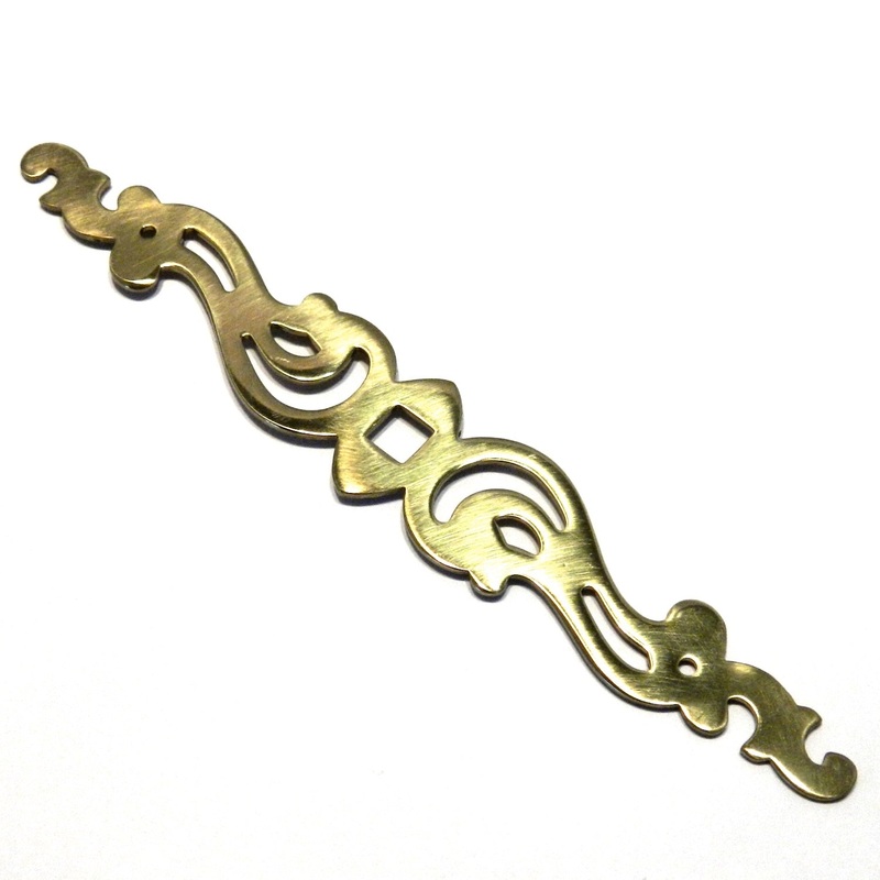 Hickory Hardware P787-UB Ultra Brass 6 Cabinet Knob Pull Backplate