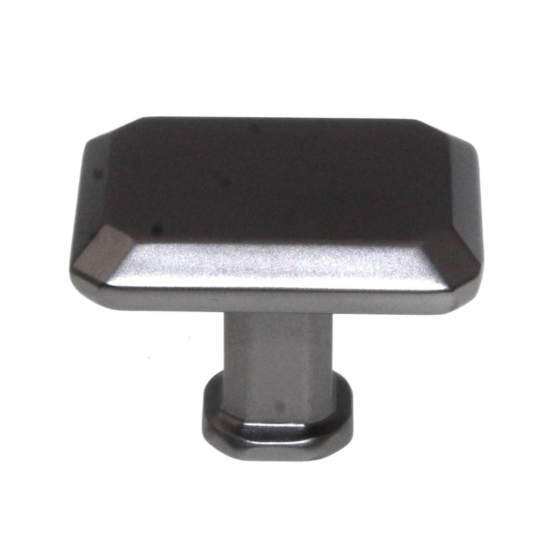 Pride Charleston 1 1/2 Angled Rectangle Cabinet Knob Dark Pewter K92430DP