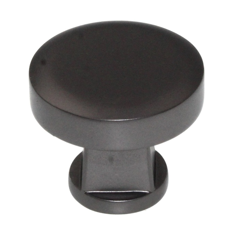 Pride Colorado 1 1/4 Flat Top Round Cabinet Knob Dark Pewter K92925DP