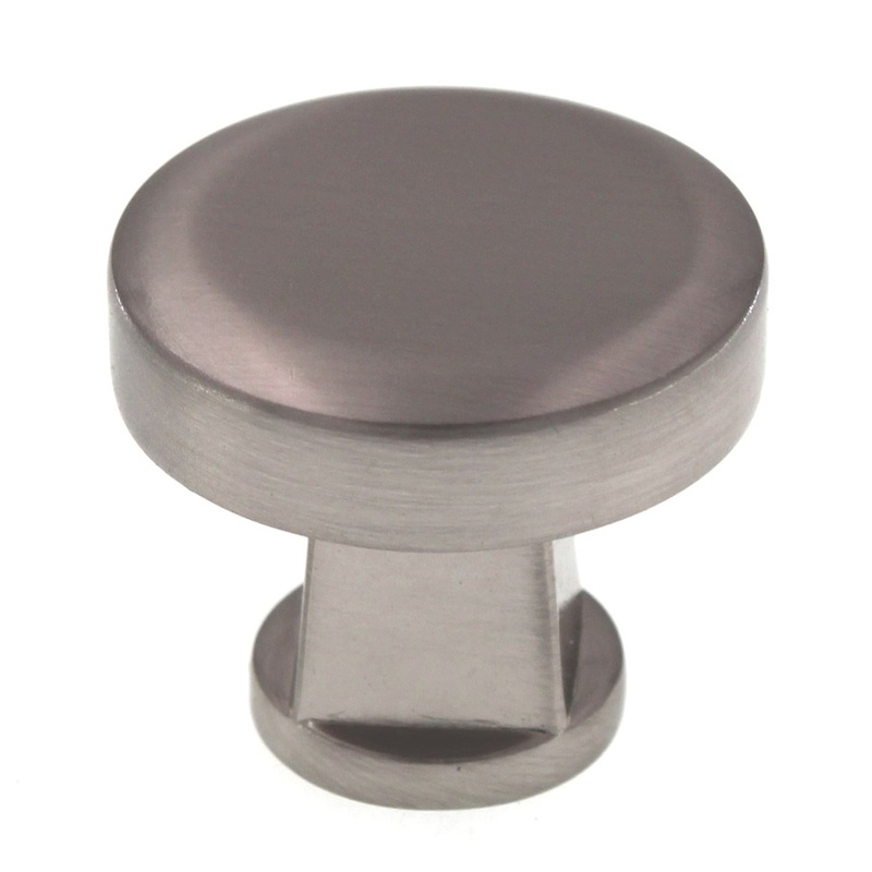 Pride Colorado 1 1/4 Flat Top Round Cabinet Knob Satin Nickel K92925SN