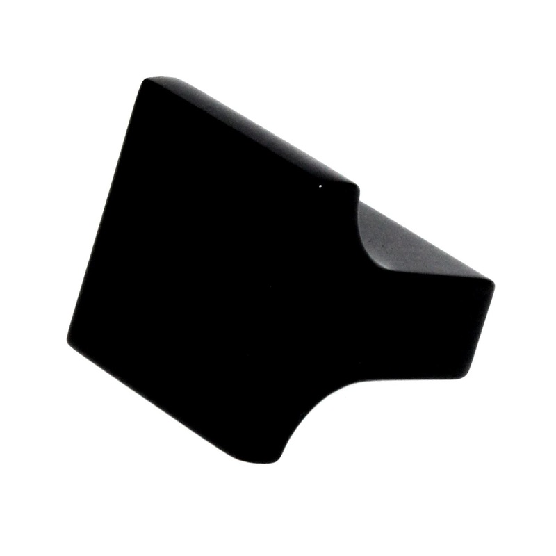 Pride Miami 1 Square Cabinet Knob Matte Black K83125BK