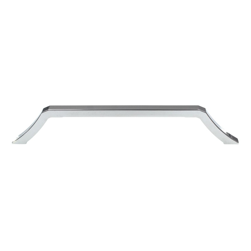 Pride Milan Cabinet Arch Pull 8 1/4 (210 mm) Ctr Polished Chrome P94210-PC