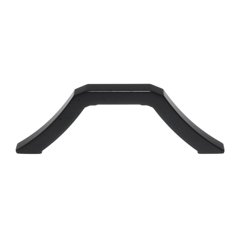 Pride Milan Square Cabinet Arch Pull 3 3/4 (96mm) Ctr Matte Black P94096-BK