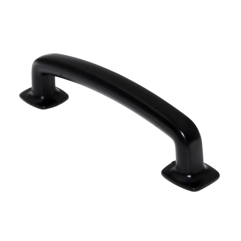 Pride Vail ADA Friendly Cabinet Pull 3 3/4 (96mm) Ctr Matte Black P86373-BK