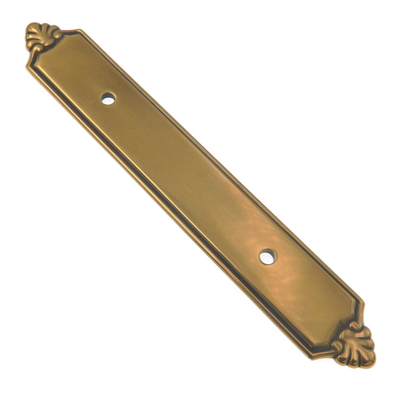 10 Pack Belwith Sechel Sherwood Antique Brass 3cc Cabinet Handle Backplates A110