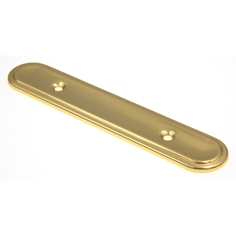 2 Pack Amerock Polished Brass 3cc Cabinet Handle Backplates BP759-3