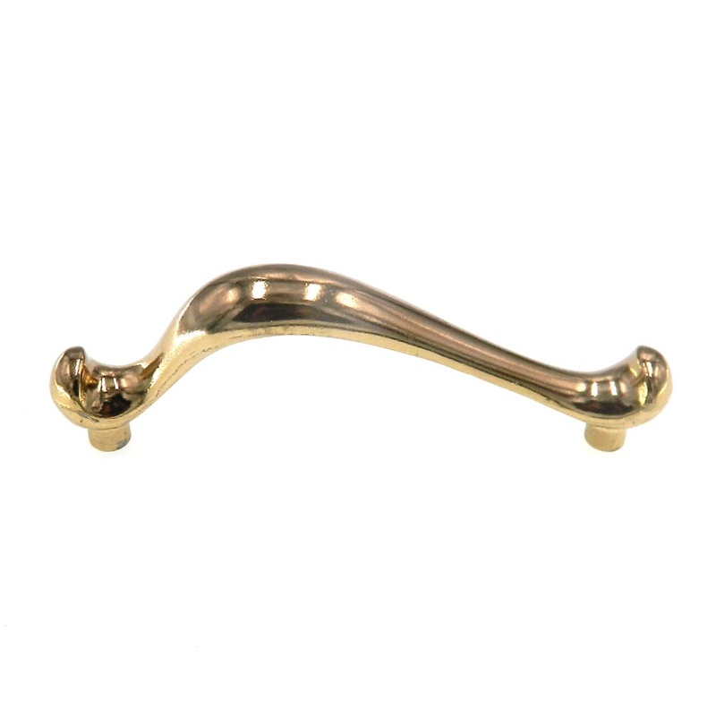 7 Pack Amerock BP648-3 Polished Brass 3cc Pitcher Cabinet Handle Pulls