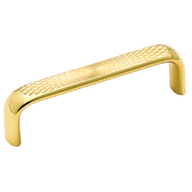 Amerock BP1957-BDC Polished Brass Solid Brass 3cc Textured Cabinet Pulls Advantage