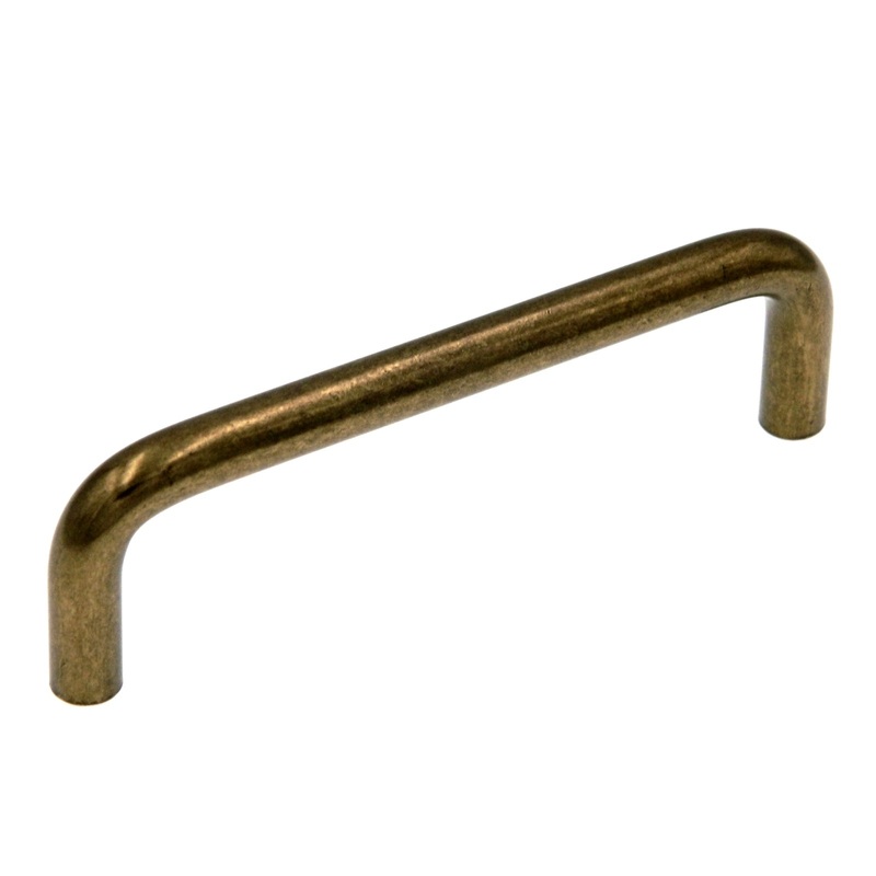 Amerock BP867-BB 3 1/2cc Cabinet Wire Pull Handle Burnished Brass