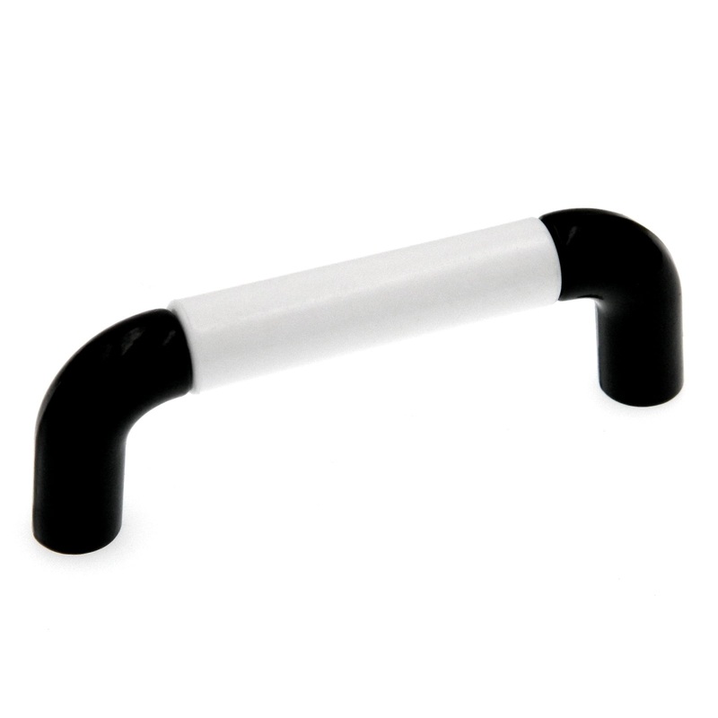 AmerockBP76269-WHEB Black 3cc Cabinet Wire Pull with White Center