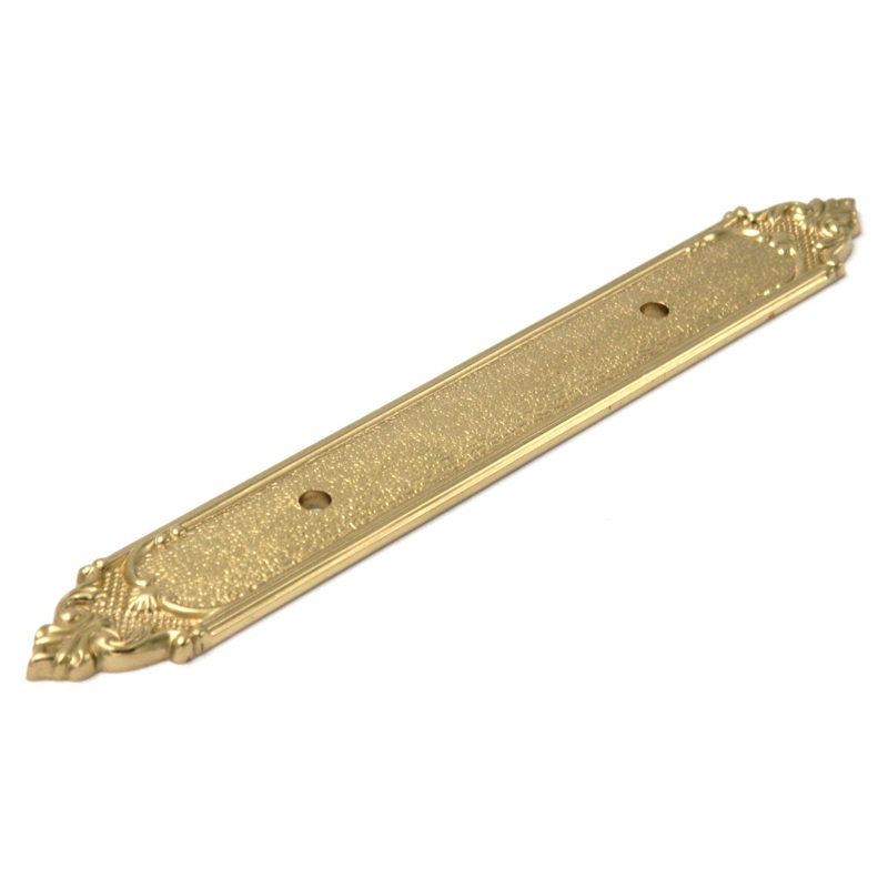 Belwith Keeler Polished Brass 3cc Solid Brass Cabinet Handle Pull Backplate F10