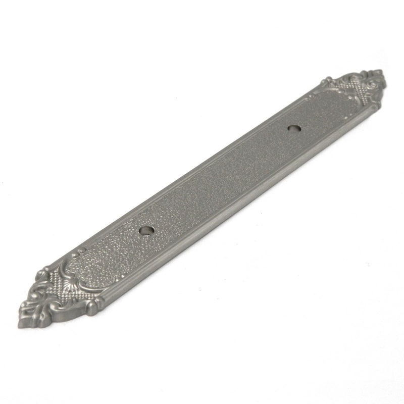 Hickory Hardware Satin Nickel Solid Brass 3cc Cabinet Handle Pull Backplate F410