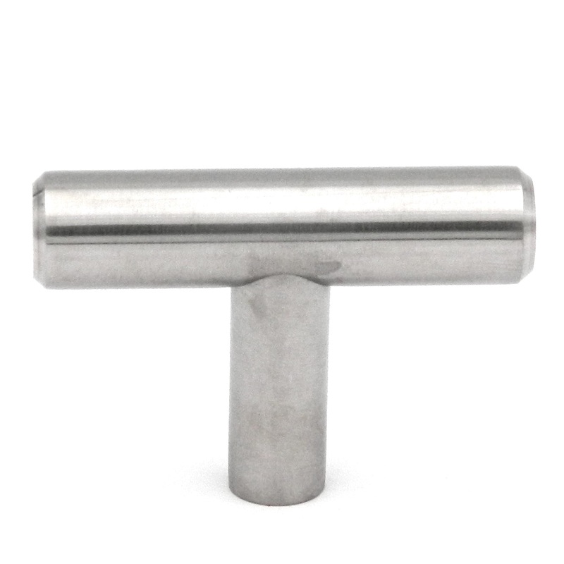 P2235-SS Stainless Steel 2 T-Bar Cabinet Knob Pulls Hickory Contemporary