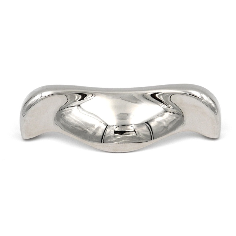 P3345-14 Bright Nickel 3cc, 3 3/4cc & 5cc Cabinet Cup Pull Handle Hickory Triomphe