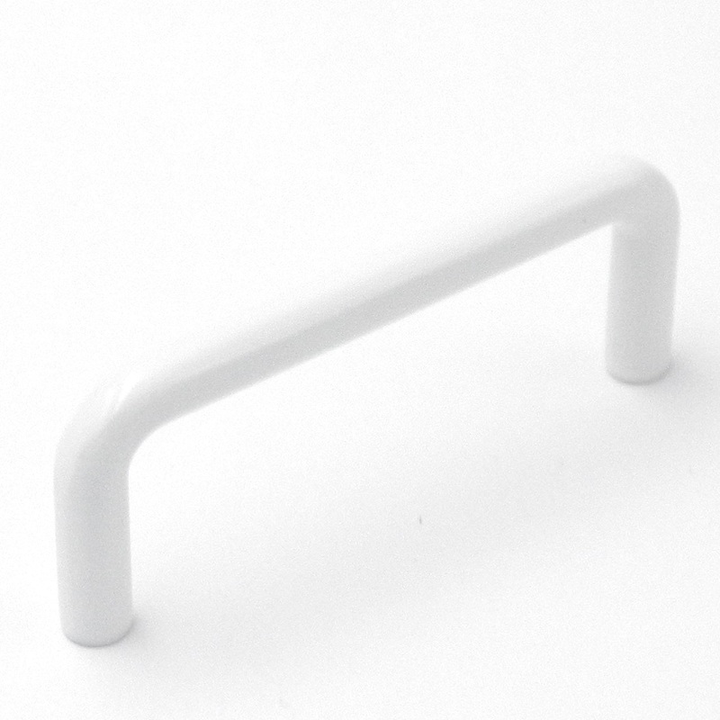 PW353-24 White Solid Brass 3cc Cabinet Wire Pull Handles Belwith Keeler