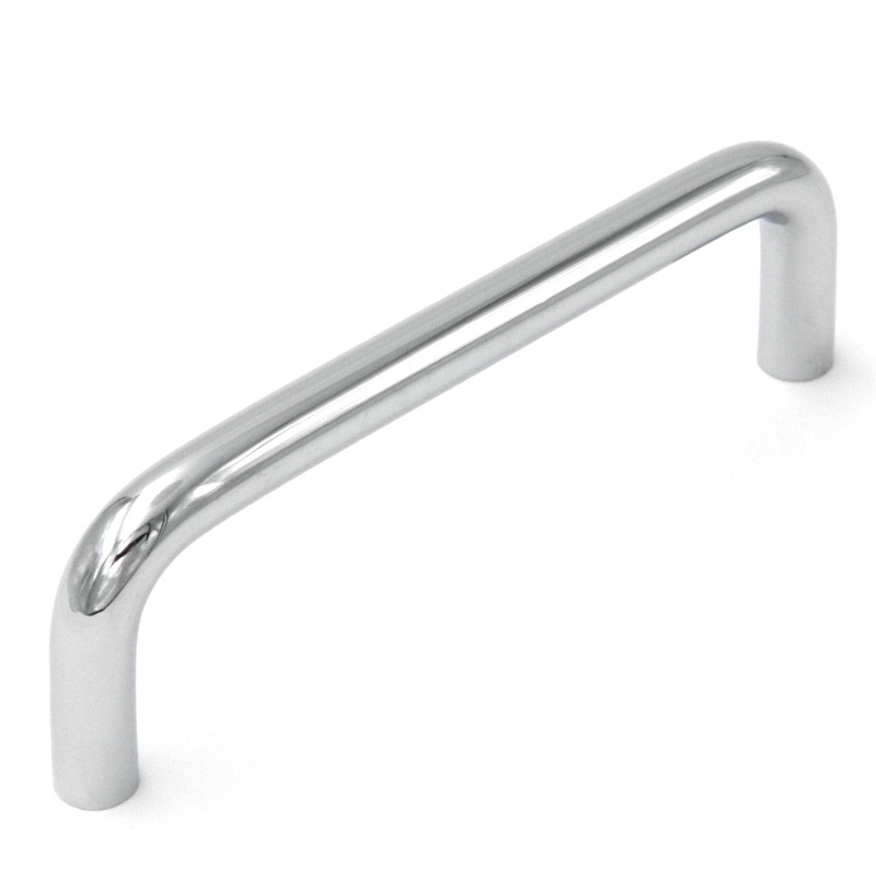 10 Pack Keeler Polished Chrome Cabinet or Drawer 3 3/4 (96mm)cc Wire Pull Handle PW396-26