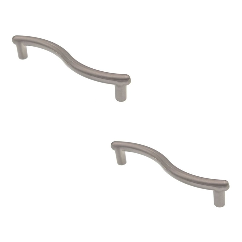 2 Pack Amerock Metals BP4478-G10 Satin Nickel 3 3/4cc Cabinet Handle Pulls