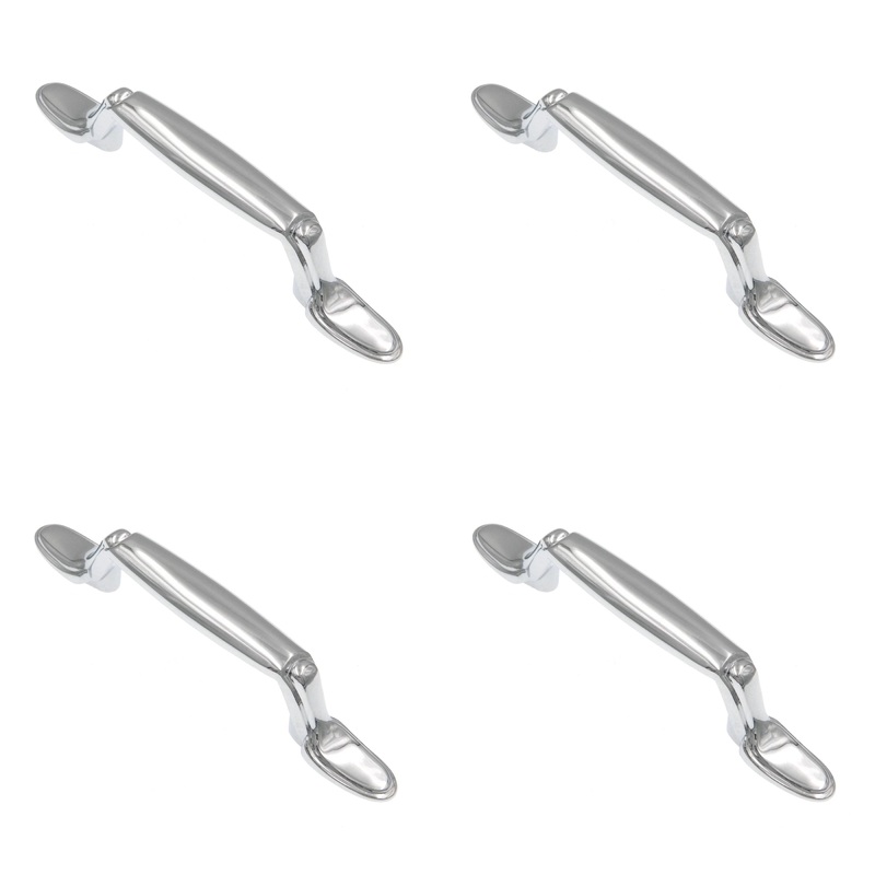 4 Pack BP53007-26 Polished Chrome 3cc Cabinet Handle Pulls Amerock Allison
