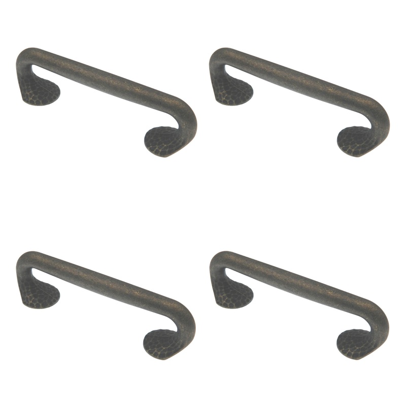 4 Pack Hickory Hardware Craftsman Windover Antique 3 3/4 (96mm)cc Handle Pulls P2173-WOA