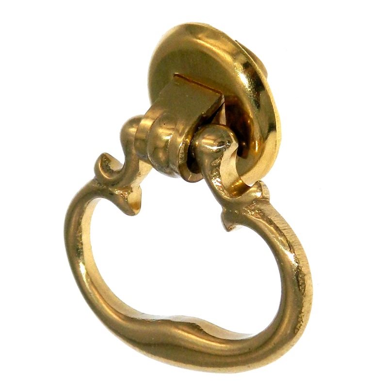 Belwith Hickory P764-UB Ultra Brass 1 1/4 Cabinet Swing Pull Knob