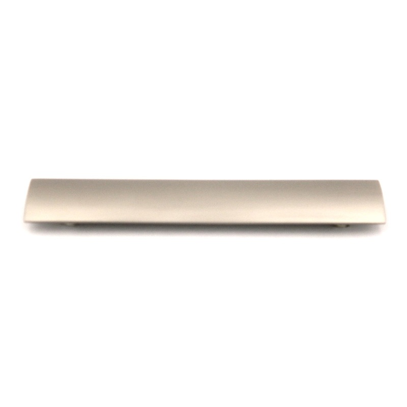 Belwith Keeler Flat Nickel 3 3/4cc Sleek Drawer Finger Cup Pull 44351-9129