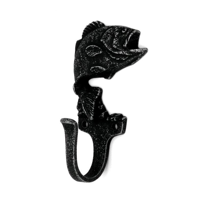Hickory Antique Pewter Natural Wonders P28632-AP Solid Brass Fish Coat Hook