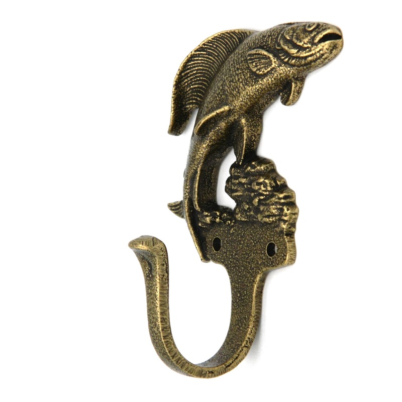 Hickory Hardware Antique Brass Solid Brass Coat or Robe Natural Wonders P28634-AB