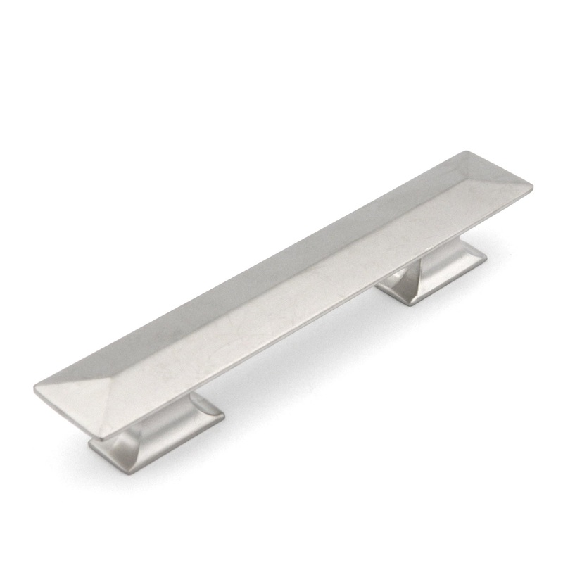 Hickory Hardware Bungalow Pearl Nickel 3 3/4 (96mm)cc Prism Cabinet Bar Pull P2154-PN