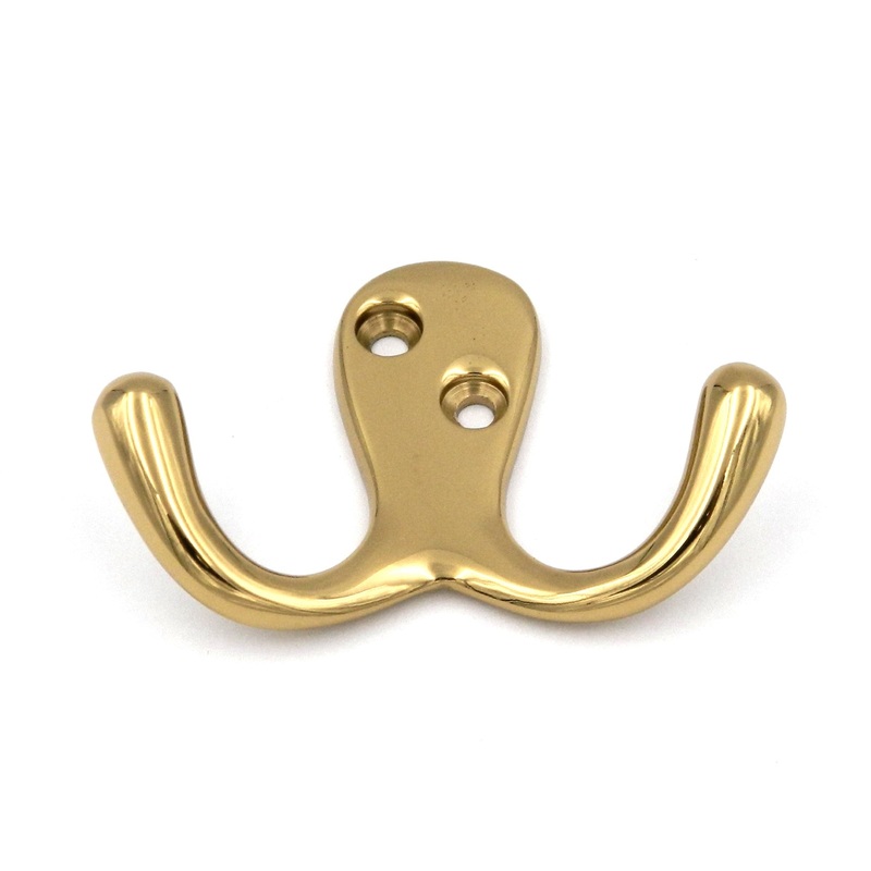 Hickory Hardware Elegance Hooks P27305 Solid Brass Coat and Hat Wall Hook
