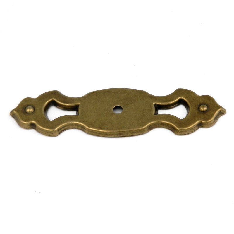 Hickory Hardware Lancaster Hand Polished 3 7/8 Cabinet Knob Backplate P472-LP