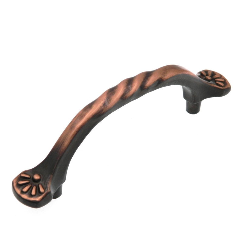 Hickory Hardware Southwest Lodge Antique Copper 3cc Cabinet Pull P375-AC