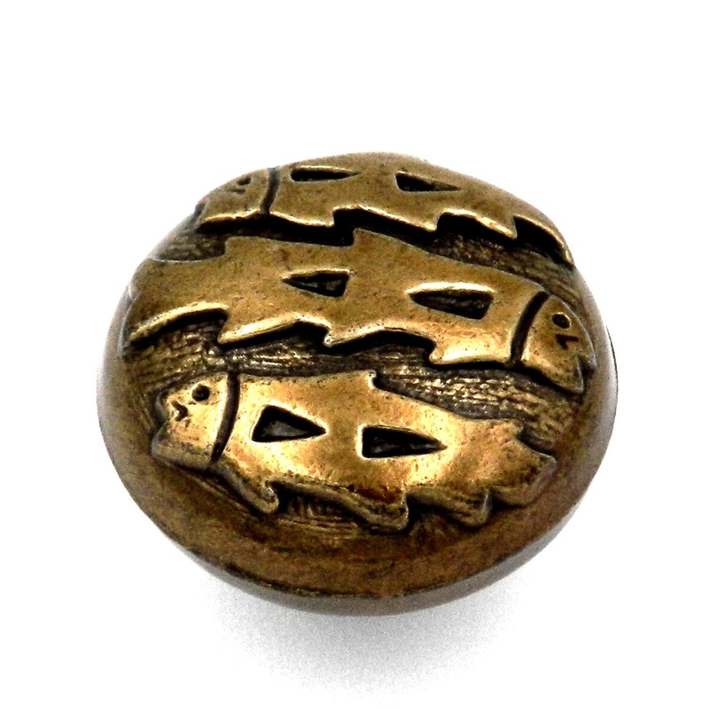Hickory Hardware Southwest Lodge Lancaster Polished 1 1/4 Ornate Cabinet Knob Pull P374-LPH