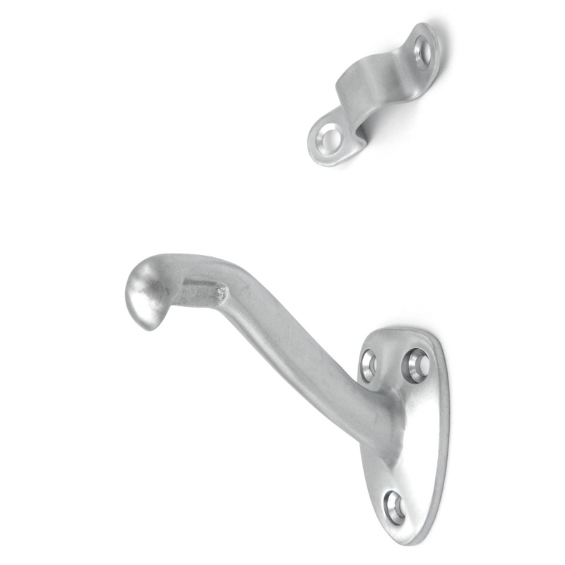 PBH3010-26D Satin Brushed Chrome 3 1/2 Wall Handrail Bracket Hickory Hardware