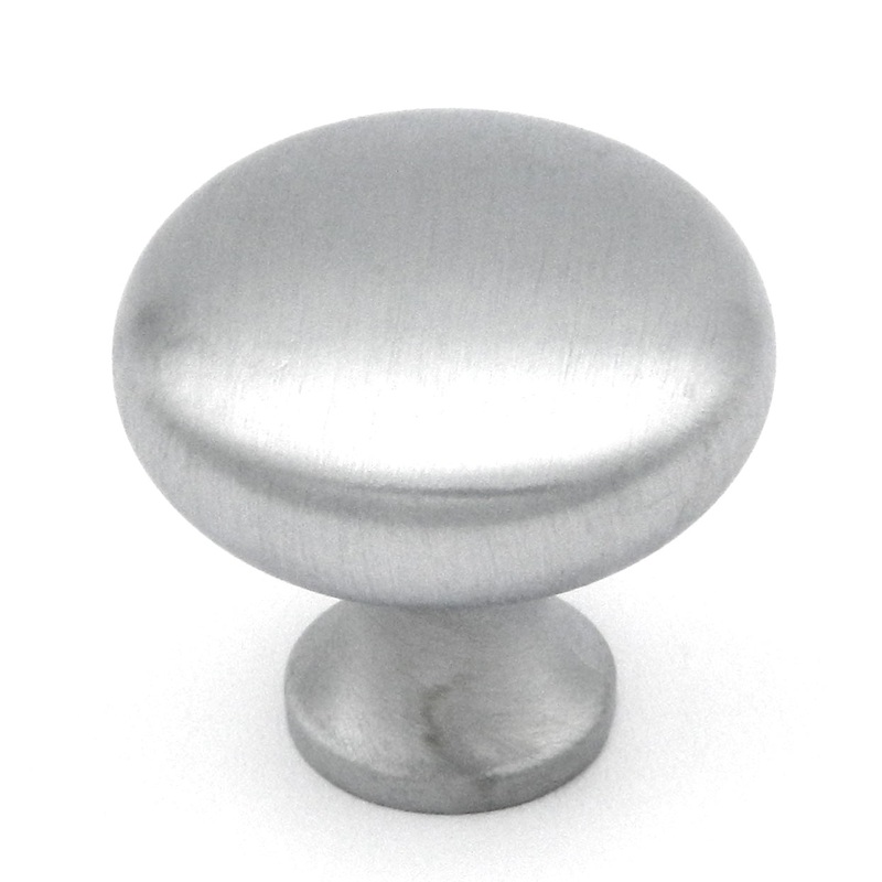 25 Pack of Ultra Designer’s Edge Satin Chrome Round 1 1/4 Knobs 98775
