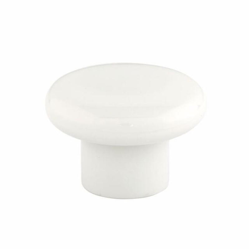 25 Pack of Ultra Designer’s Edge White Plastic 1 1/4 Knobs 98594