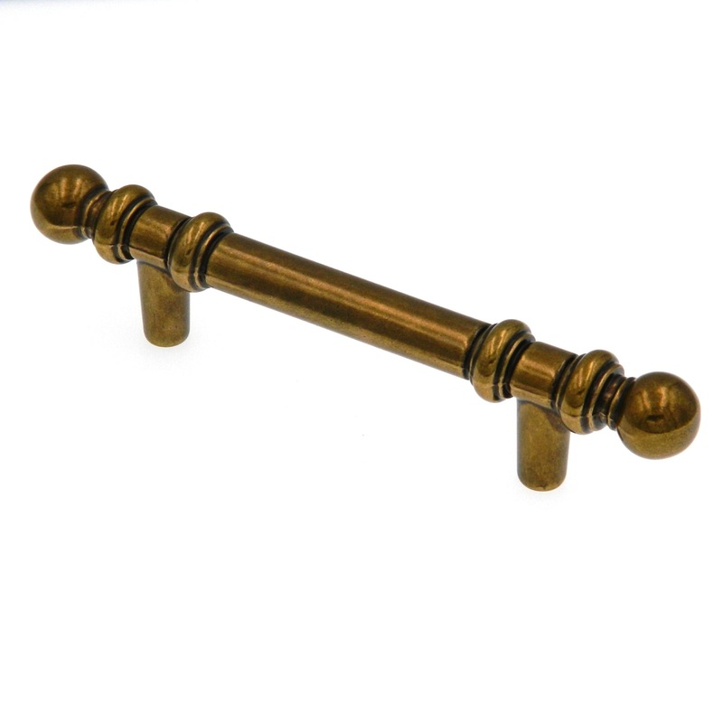 Amerock Allison Burnished Brass 3cc Stylish Heavy Bar Pull BP743-BB