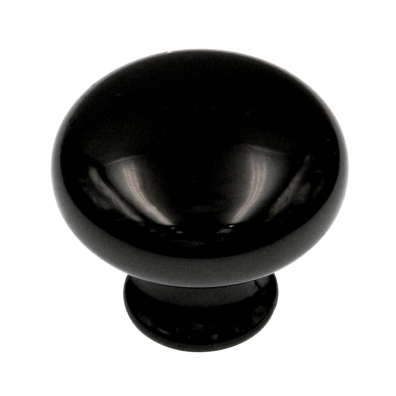 Amerock Anniversary Collection Black Nickel 1 1/8 Round Cabinet Knob BP853-BN
