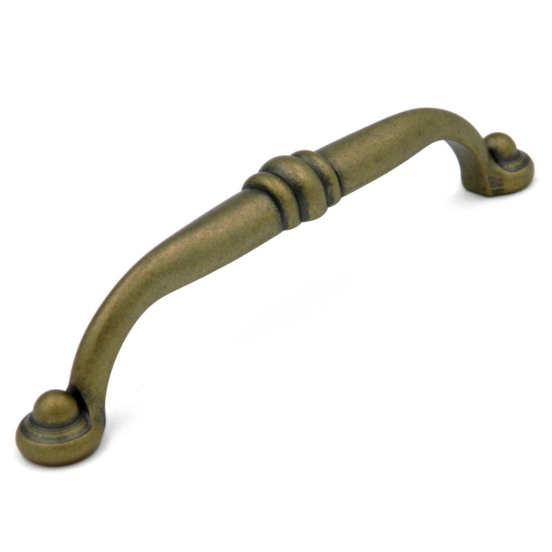 Belwith Keeler Antique Brass 5cc (128mm) Arch Cabinet Handle Pull 55050-9017