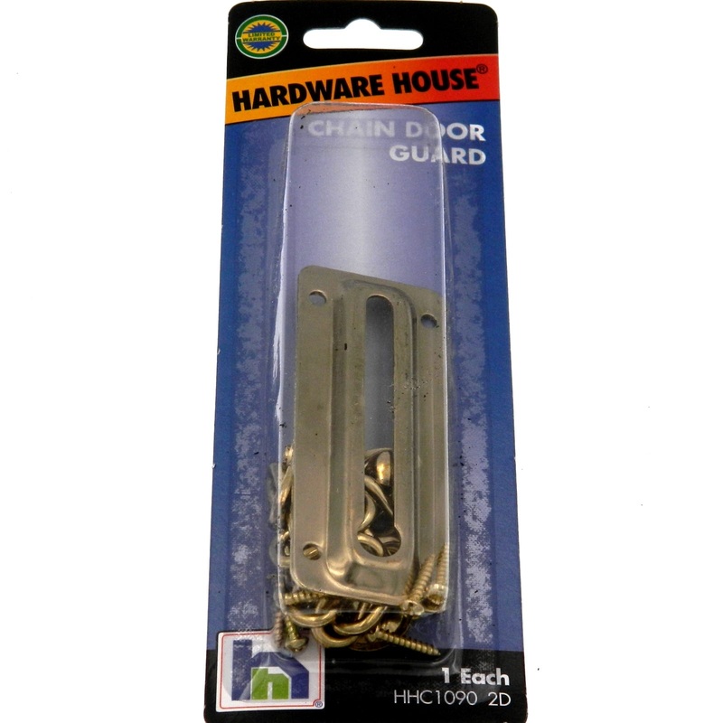 Hardware House Chain Door Guard 6 Chain Bright Brass HHC1090/19-5446