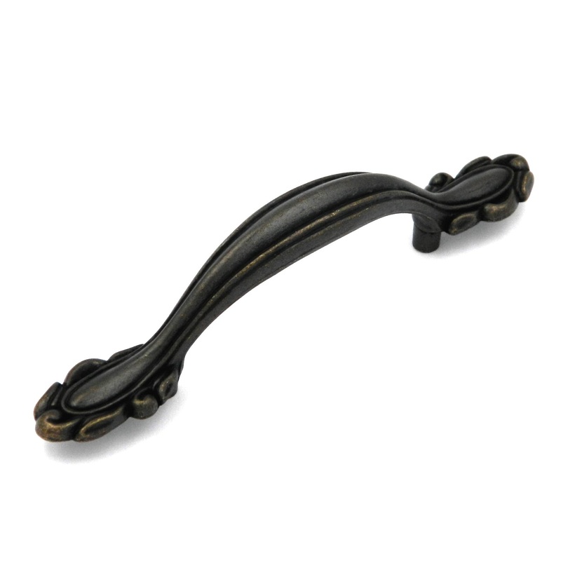 Hickory Hardware Foxglove Windover Antique 3cc Ornate Cabinet Handle Pull P2121-WOA